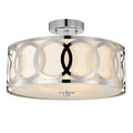 3 Light Semi Flush Mount