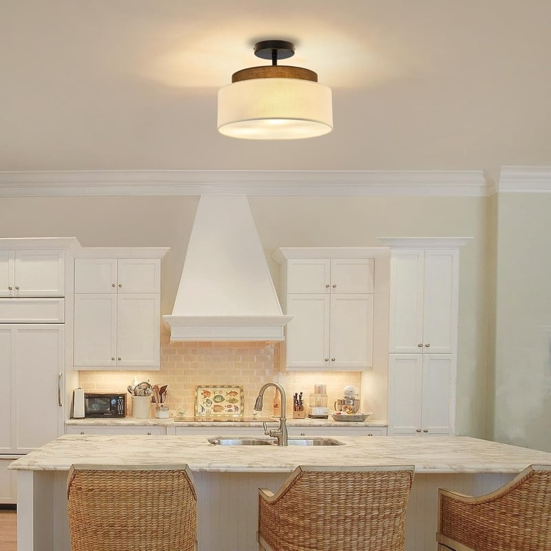 3 Light Bulb Light Iron Dining Room Chandelier Black Room Light N A