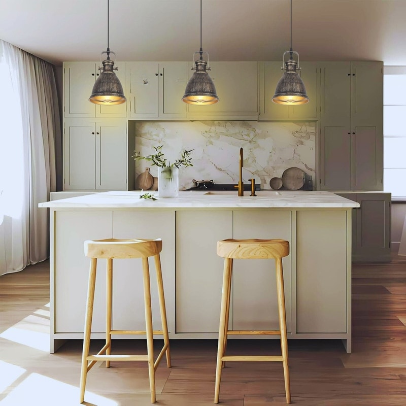 3 Pack Kitchen Light Metal Dining Room Light Black Bronze Pendant Light N A