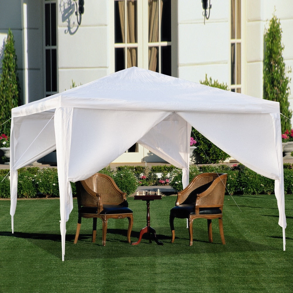 3 X 3M 4 Sides Portable Home Use Waterproof Tent With Spiral Tubes