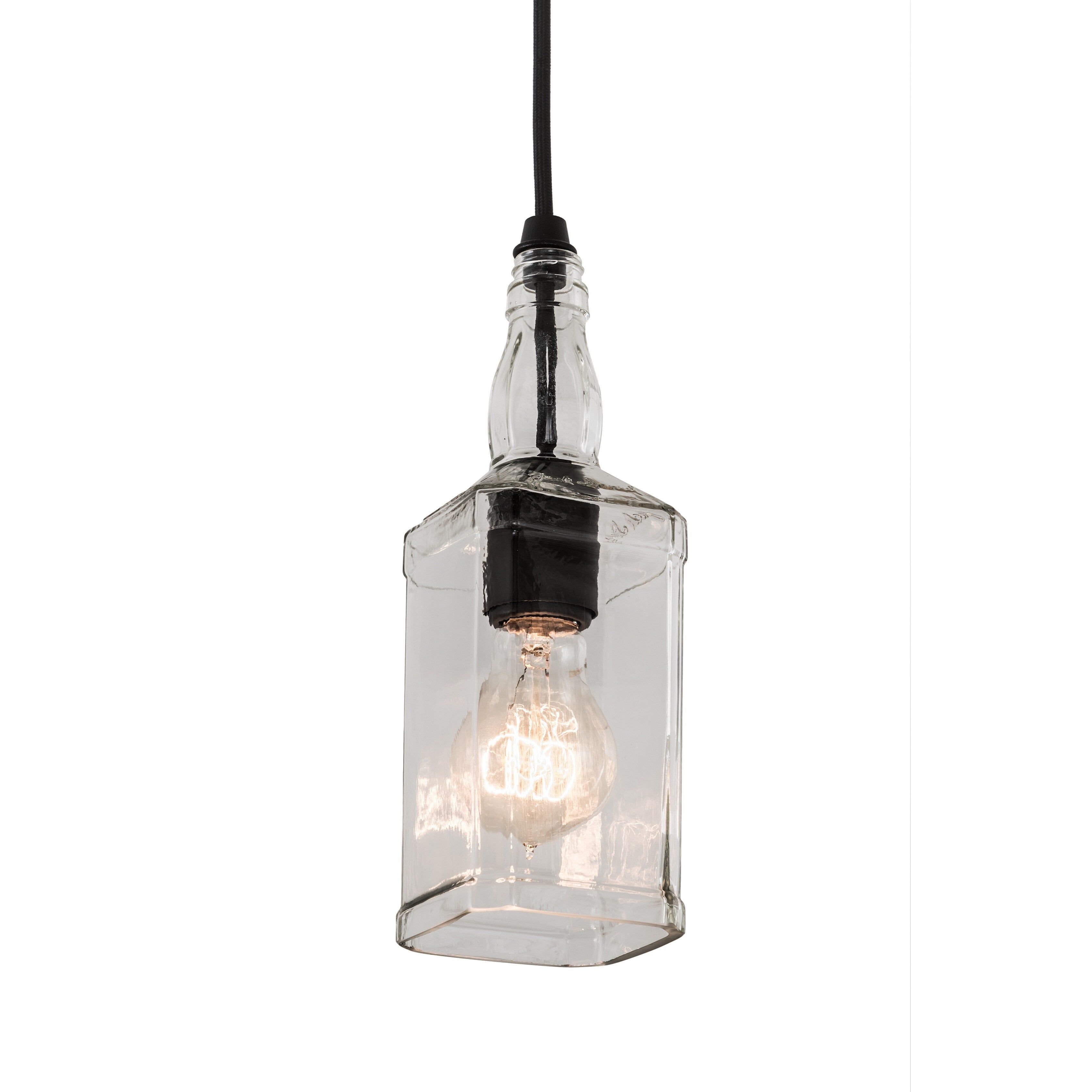 3.25 W Whiskey Bottle Mini Pendant