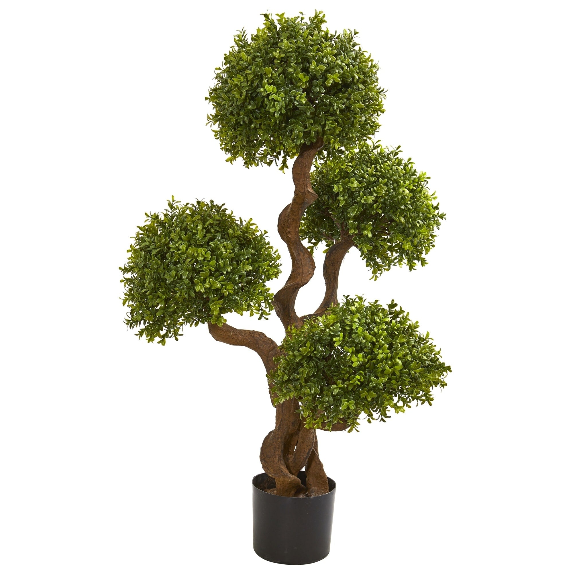 3.5 Four Ball Boxwood Artificial Topiary Tree