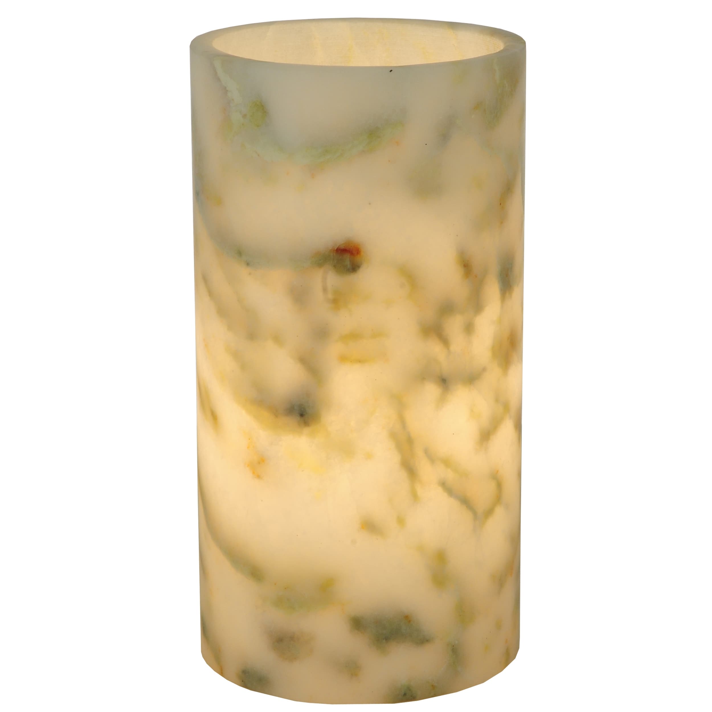 3.5 In. Wide Cylindre Light Green Jadestone Shade