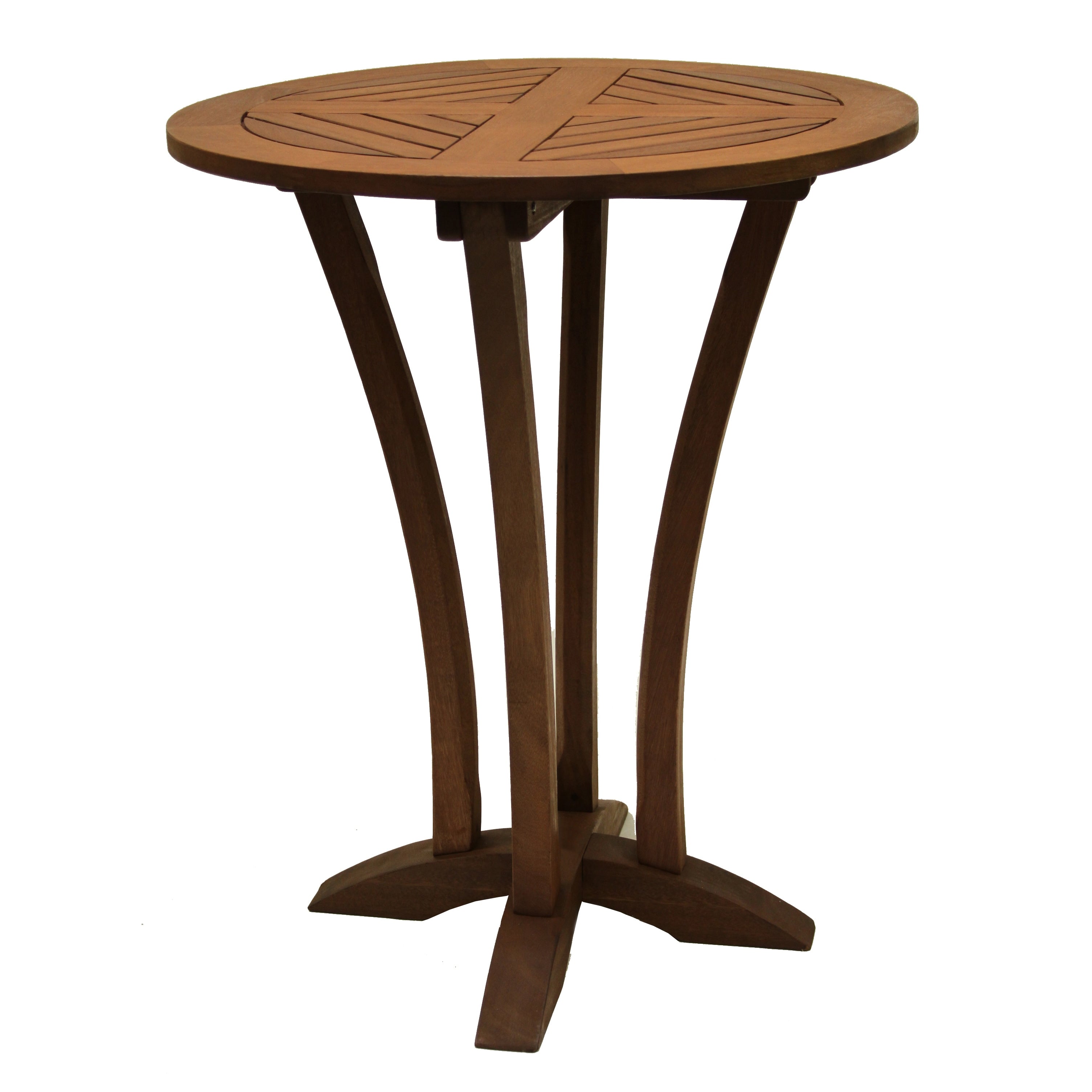 Havenside Home Eilaf 30 Inch Eucalyptus Bar Table
