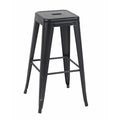 30 Inch Counter Height Stool Backless Metal Bar Stools Set Of 2 Non Stackable Space Saving Design For Kitchen