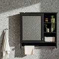 30 Inch Wall Mounted Bathroom Mirror Medicine Cabinet With Adjustable Shelf Soft Close Hinges Mdf Storage