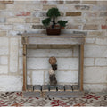 Slatted Reclaimed Wood Entry Console Table