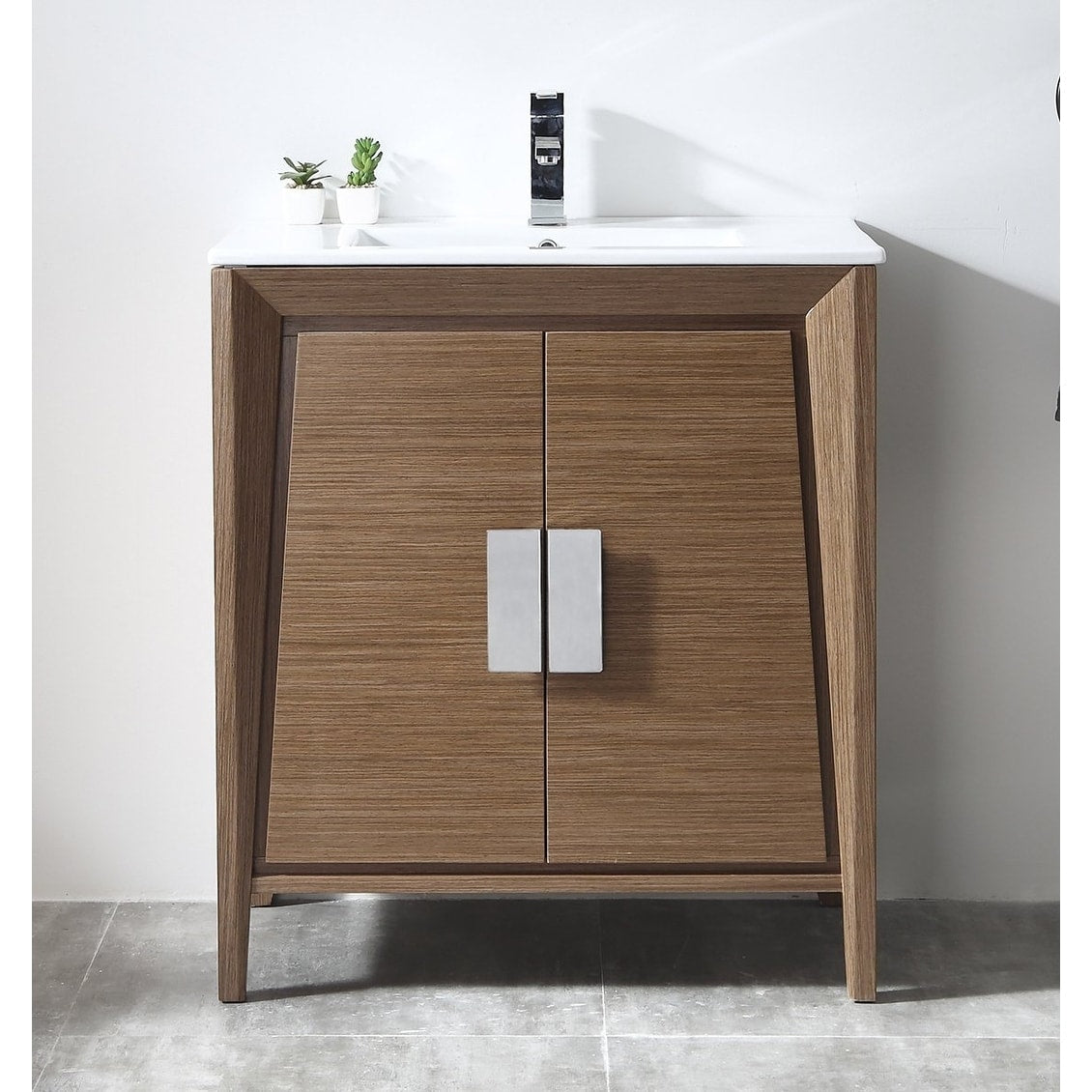 30 Tennant Brand Larvotto Light Wheat Contemporary Bathroom Vanity
