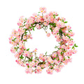 30 In Artificial Pink Cherry Blossom Wreath