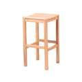 30 In. Teak Wood Outdoor Bar Stool 31 X 16.5