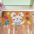 30 In. X 18 In. Bowtie Bunny Coir Door Mat 30 X 18