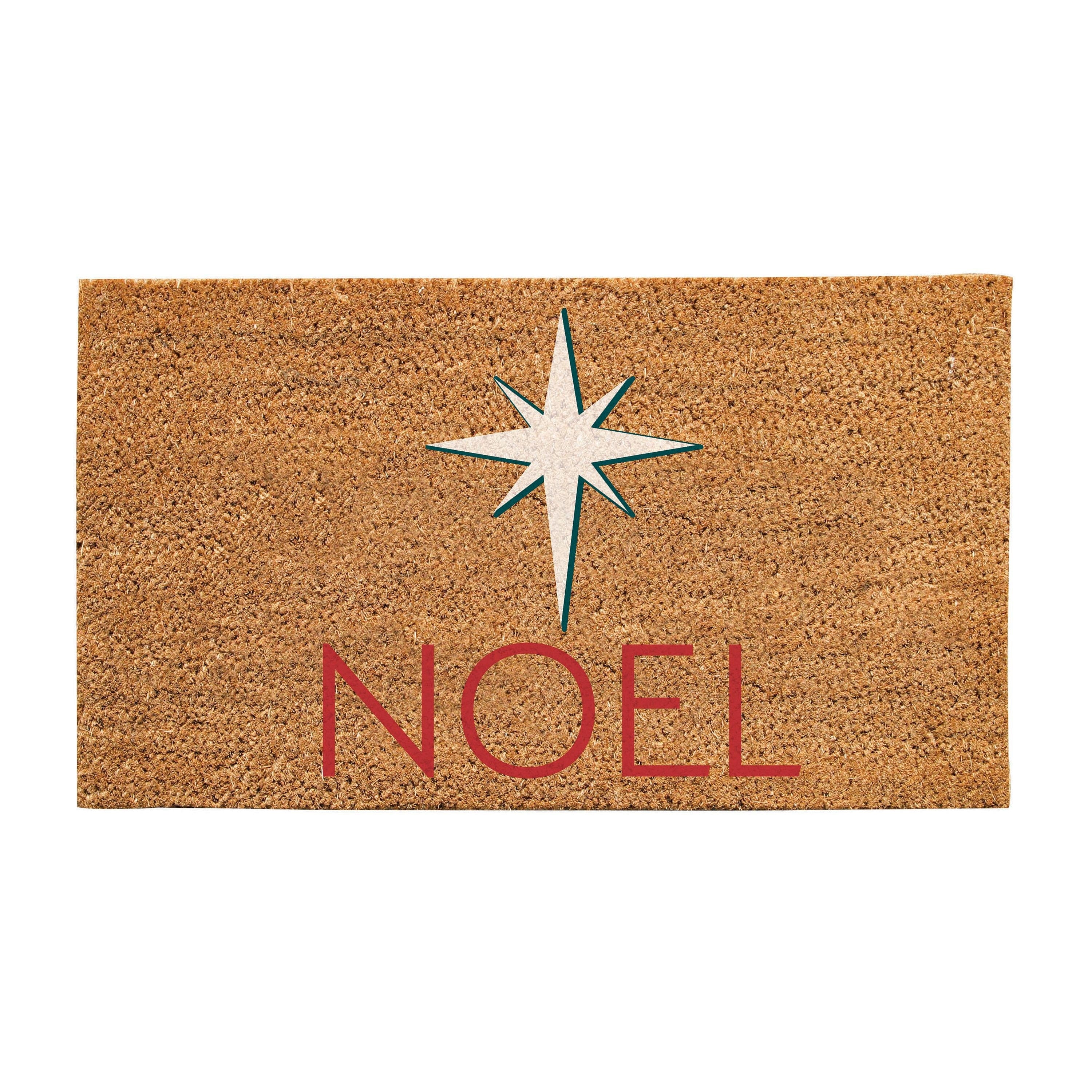 30 In. X 18 In. Noel Coir Door Mat 30 X 18