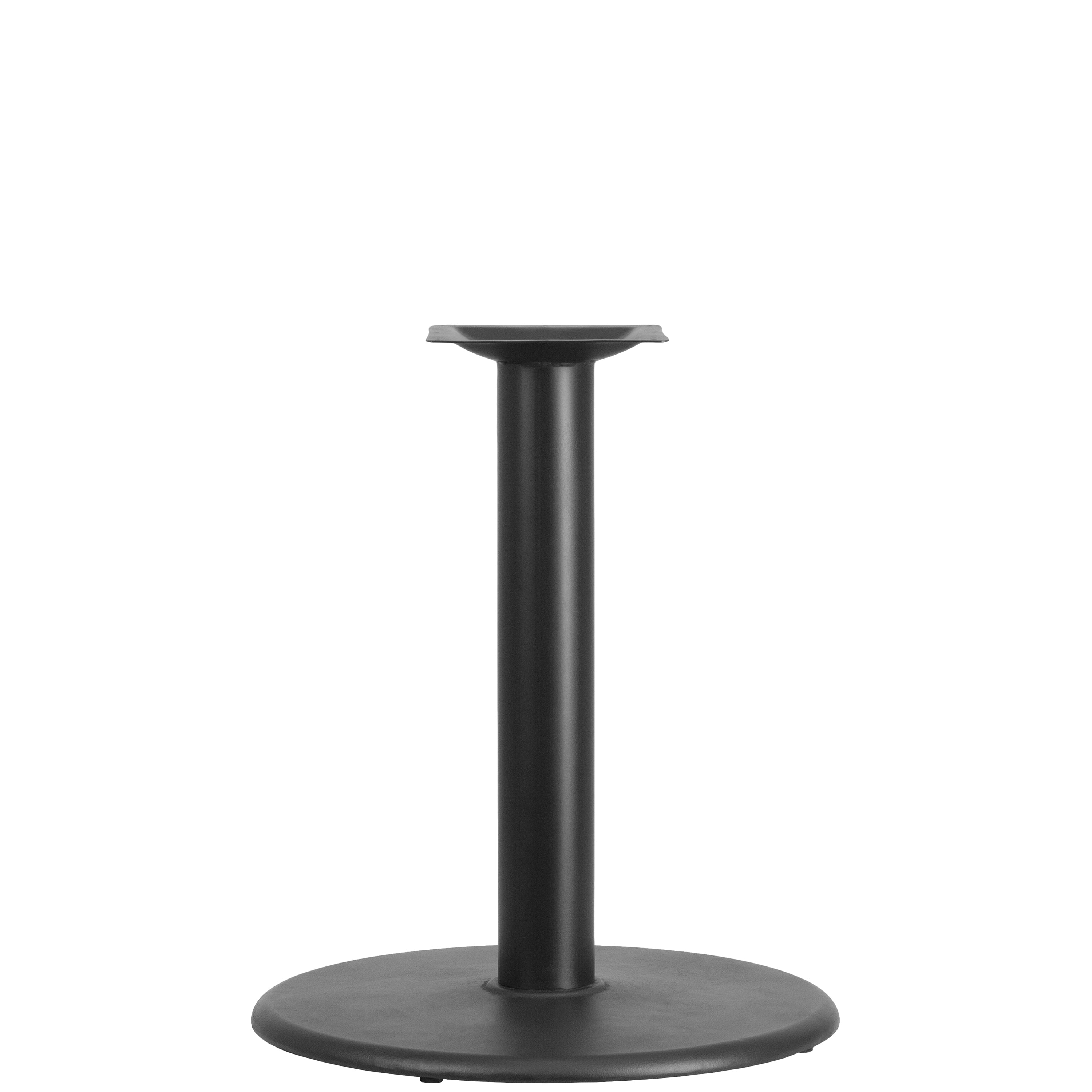 30 Inch Black Finish Contemporary Restaurant Table Base