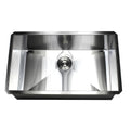 30 Inch Stainless Steel 16 Gauge Single Bowl Undermount Zero Radius Kitchen Island Bar Sink