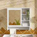 30 Inch Wall Mount 2 In 1 Mirror Cabinet With Adjustable Shelf Soft Closing Hinges High Quality Mdf