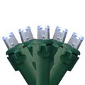 300 Count Pure White Wide Angle Christmas Lights 74.75 Ft Green Wire N A