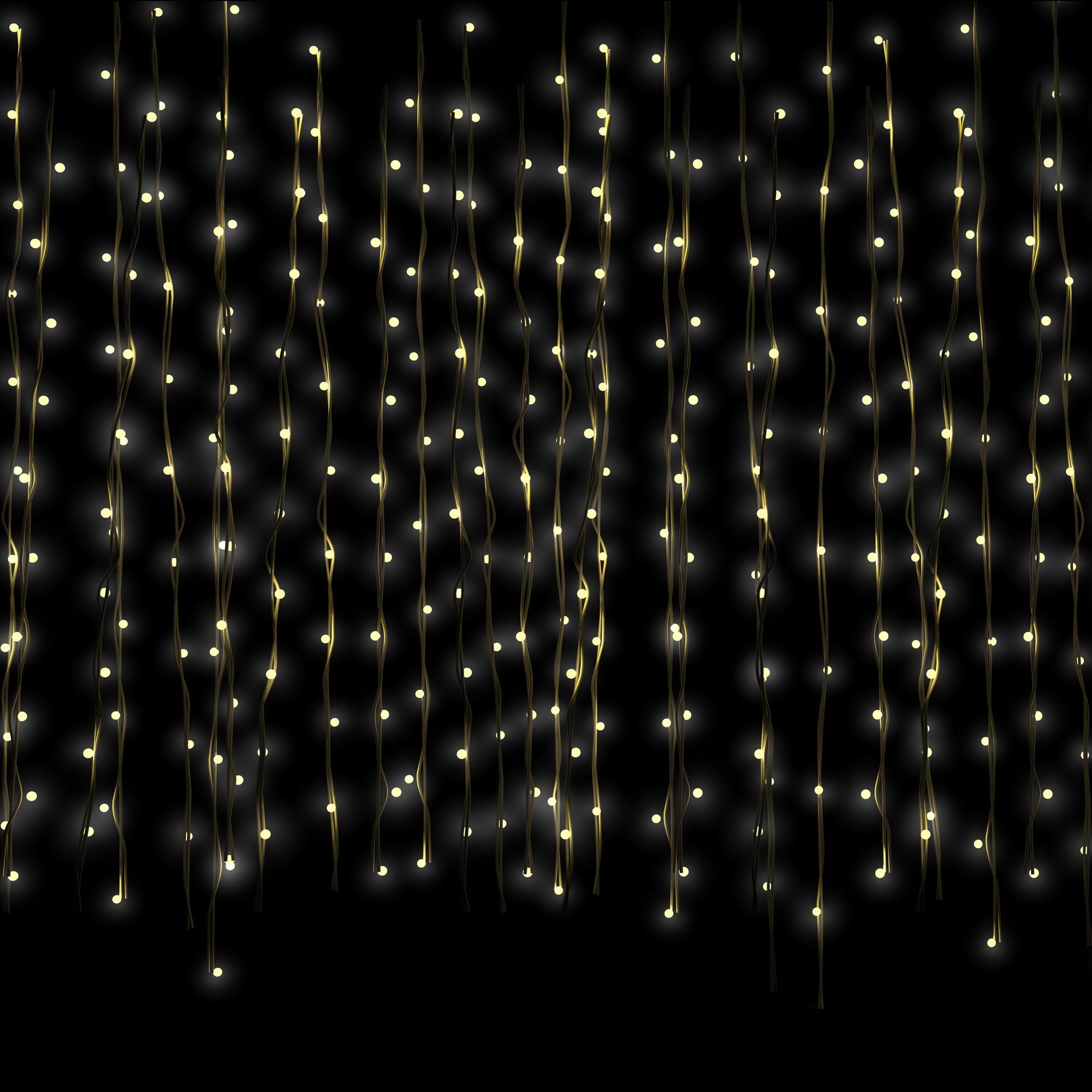 300 Led Warm White Curtain Christmas Lights 10 Clear Wire