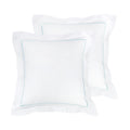 300 Thread Count Cotton Percale Single Marrow Embroidered Sham Cover Set