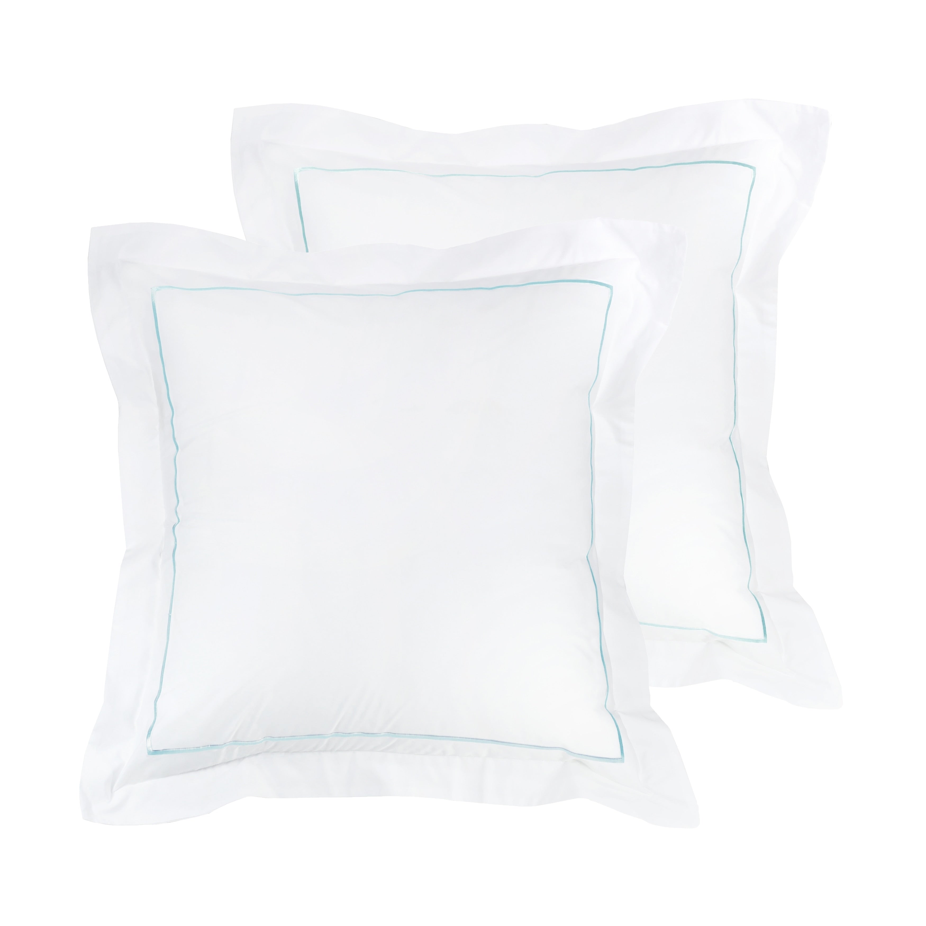 300 Thread Count Cotton Percale Single Marrow Embroidered Sham Cover Set