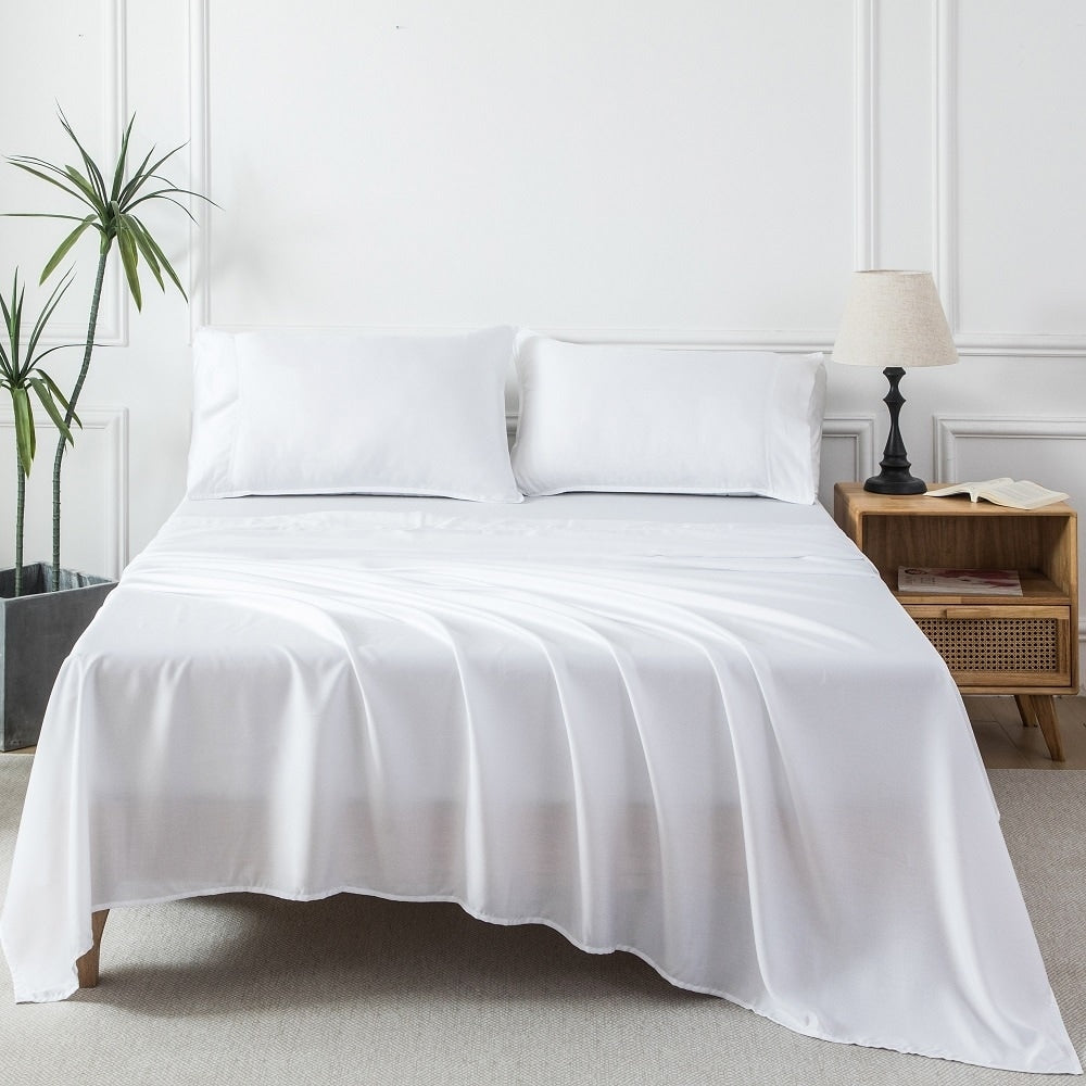 300Tc Lyocell Sheet Set Sateen Weave With Deep Pocket 16 Inch