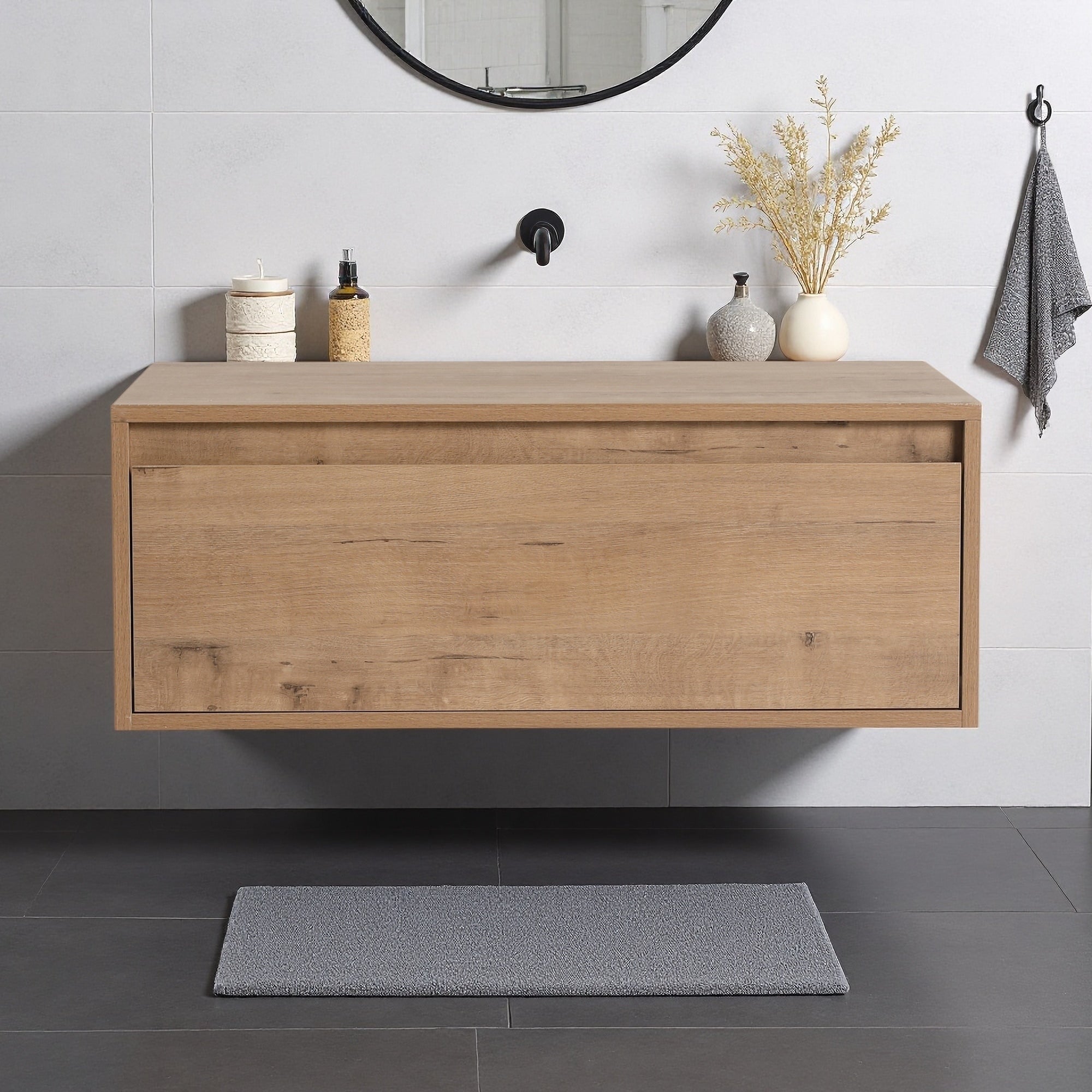 30 Bathroom Cabinet Soft Close Drawer Float Mounting Design Only Vanity Without Sink