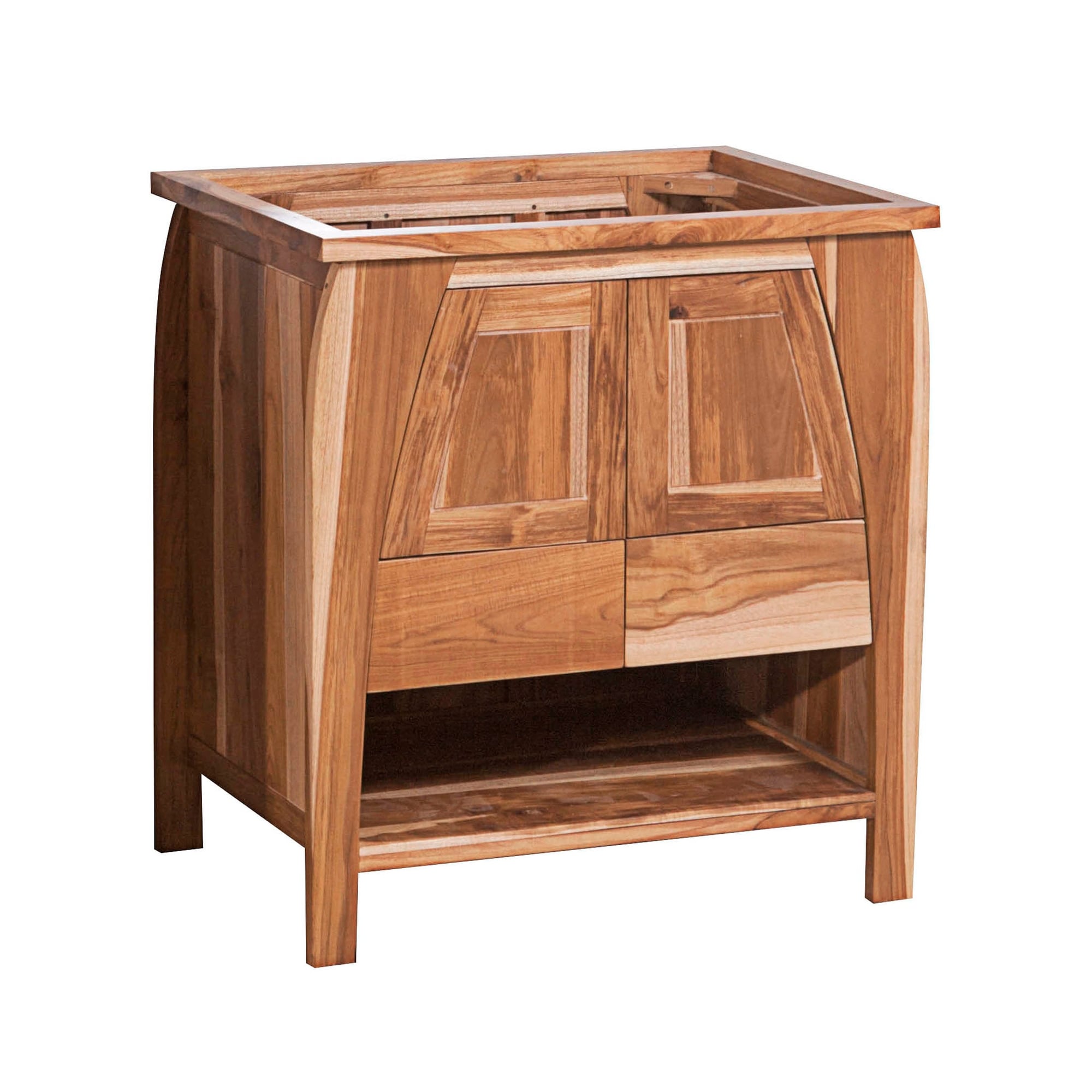 30 Ecodecors Tranquility Solid Teak Bathroom Vanity In Earthyteak Finish