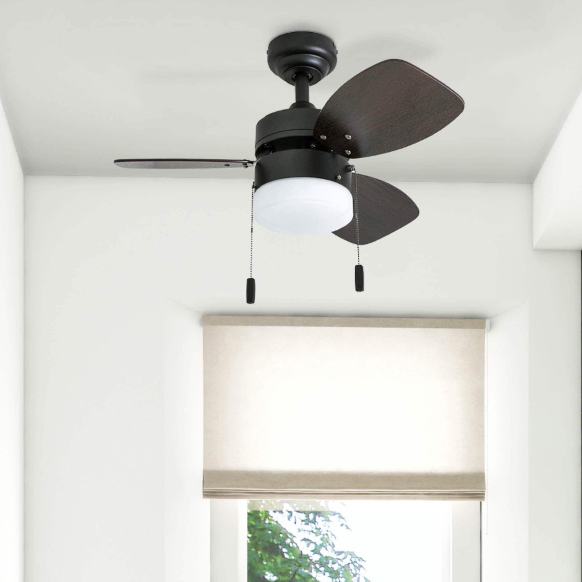 Honeywell Ocean Breeze 30 Bronze Small Led Ceiling Fan With Light