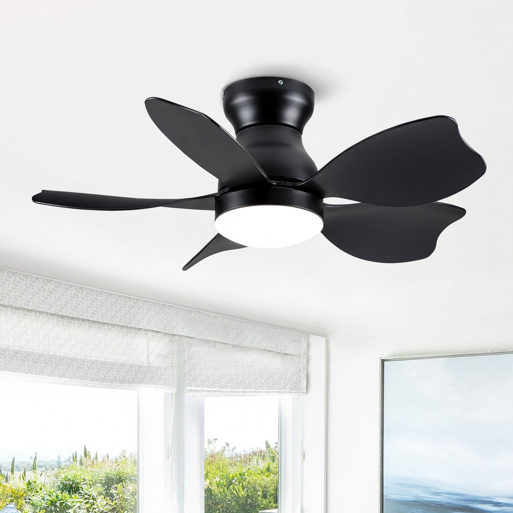 30 Kids Flush Mount Ceiling Fan With Remote Control
