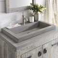 30 Nativestone Trough Drop In Rectangular Bathroom Sink 30X19X5.5
