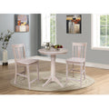 30 Round Counter Height Table 2 San Remo Stools In Gray Set Of 3