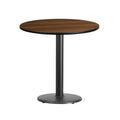 30 Inch Round Laminate Table Top With Table Height Base