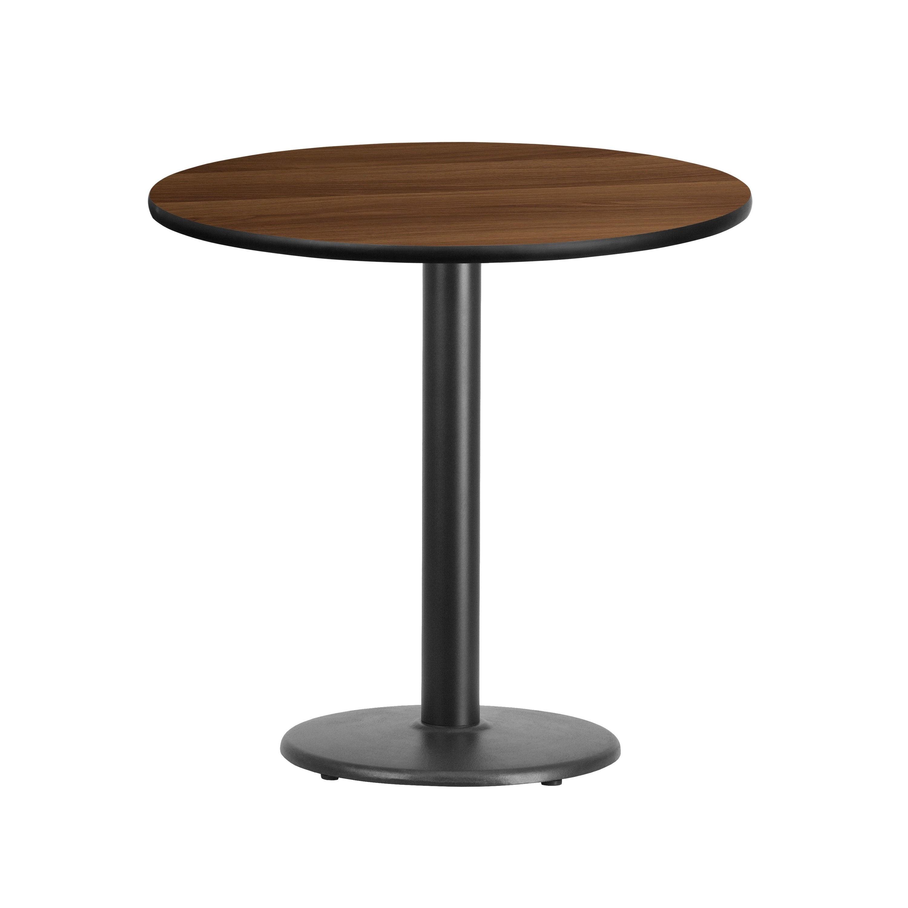 30 Inch Round Laminate Table Top With Table Height Base