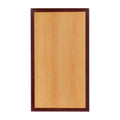 30 Foot X 42 Inches Rectangular Two Tone Resin Cherry And Mahogany Table Top