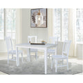 30 X 48 Dining Table With 4 San Remo Chairs 5 Piece Set