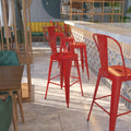 Havenside Home Boca Raton Metal Bar Stool