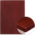 30 Foot X 42 Inches Rectangular Resin Mahogany Table Top