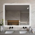 30 36 Frameless Front Lit Led Bathroom Mirror With Anti Fog