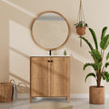 30Inch Folding Floor Cabinet With Ceramic Sink Patented 1 Minute Install Space Saving Easy Assemble