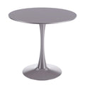 31.5 Mid Century Dining Table For 2 4 People With Round Mdf Table Top Pedestal Dining Table Coffee Table