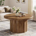 31.5 Round Coffee Table Modern Circle Center Table For Living Room Apartment Small Space 31.5 L X 31.5 W X 17.72 H