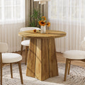 31.5 Round Dining Table For 2 People Farmhouse Dining Room Table