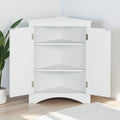 31.5 H Triangle Bathroom Storage Cabinet With Adjustable Shelves Freestanding Floor Cabinet For Home Kitchen High Quality Mdf