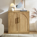 31 Modern Arched Recess Sideboard Wood Kitchen Buffet File Cabinet