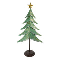33 Rustic Green And Gold Layered Christmas Tree A Star Tabletop Decor