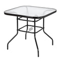 31 Outdoor Dining Table Toughened Yard Garden Glass Table