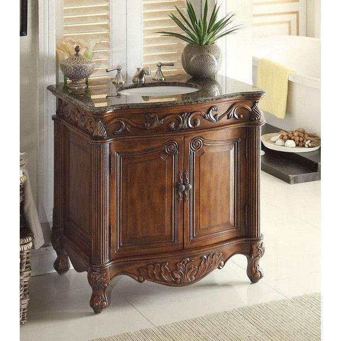 32 Benton Collection Fiesta Antique Style Bathroom Vanity
