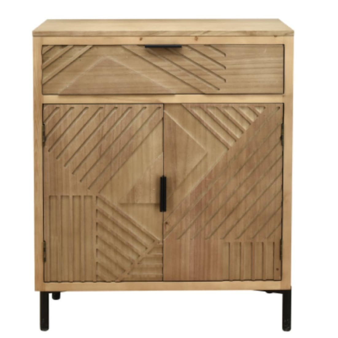 32 Inch Freestanding Bathroom Cabinet In Natural 32 X 14 X 31.5