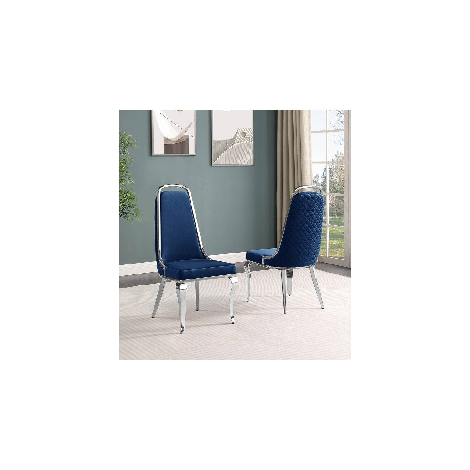 32 In.H Beige Finish Velvet Upholstery Square Barrel Chair Set Of 2 With Straight Arm 8 X 10
