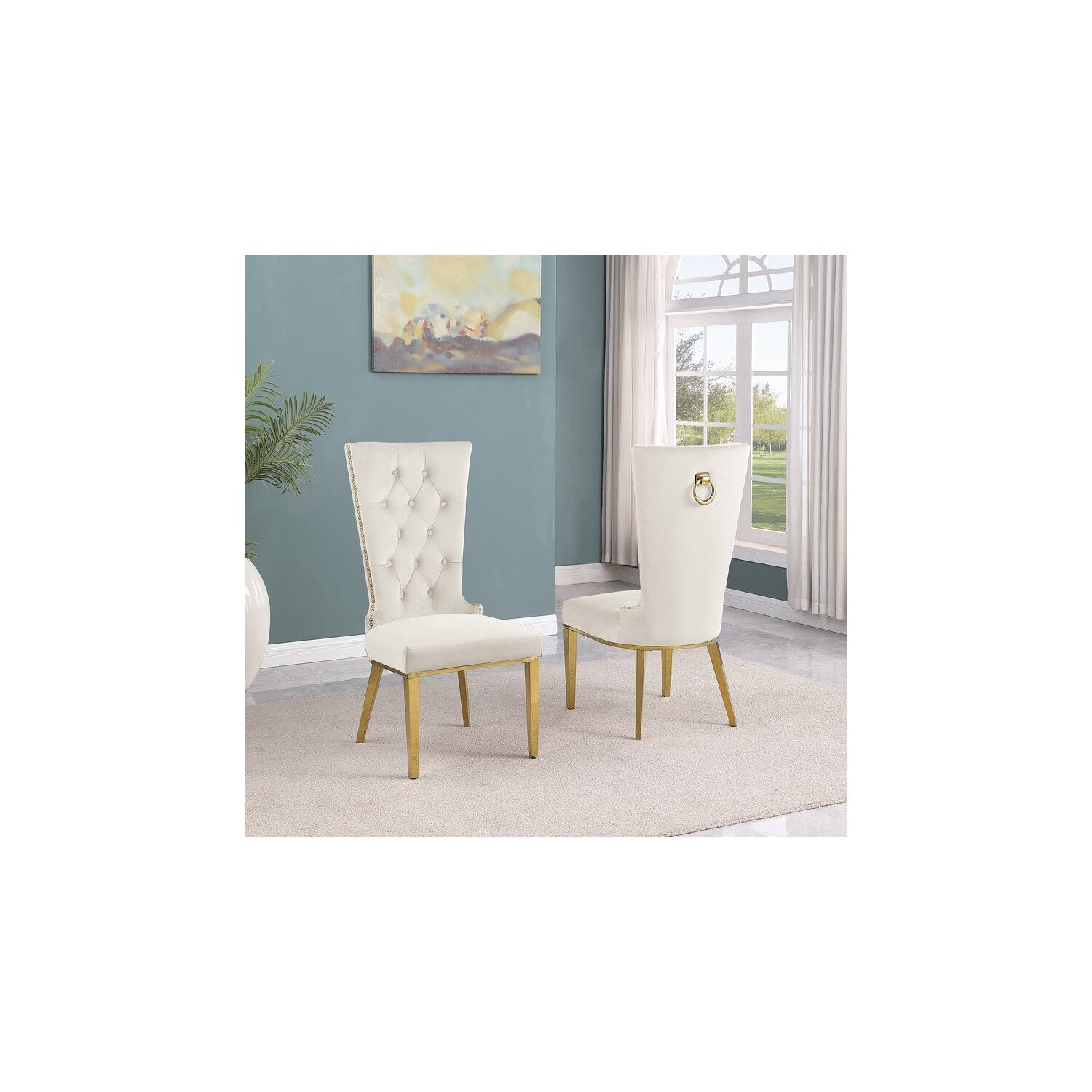 32 In.H Black Finish Velvet Upholstery Square Barrel Chair Set Of 2 With Straight Arm 8 X 10
