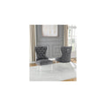 32 In.H Gray Finish Velvet Upholstery Rectangle Barrel Chair Set Of 2 With Straight Arm 8 X 10